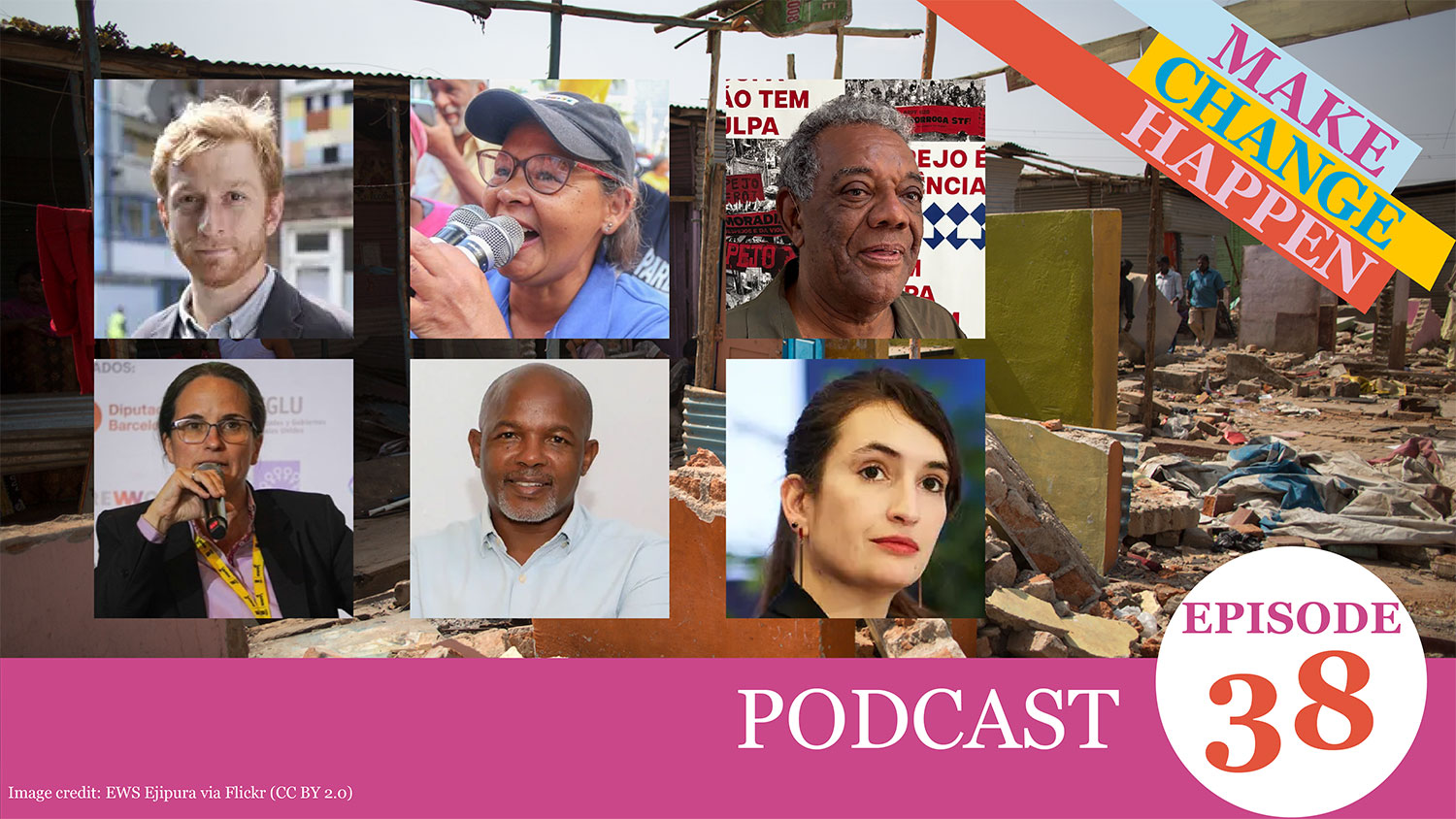 Housing challenges are not solved by forced evictions. What is the way forward? Make Change Happen podcast episode 38