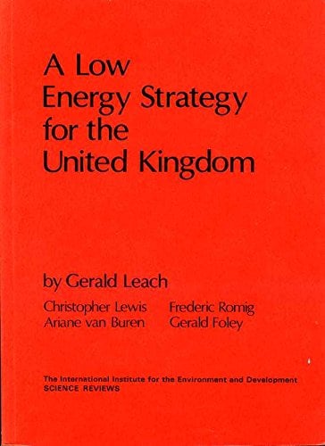 Book cover of Low-Energy Strategy for the United Kingdom