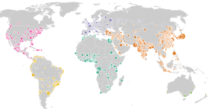 Map image from Cities: an interactive data visual
