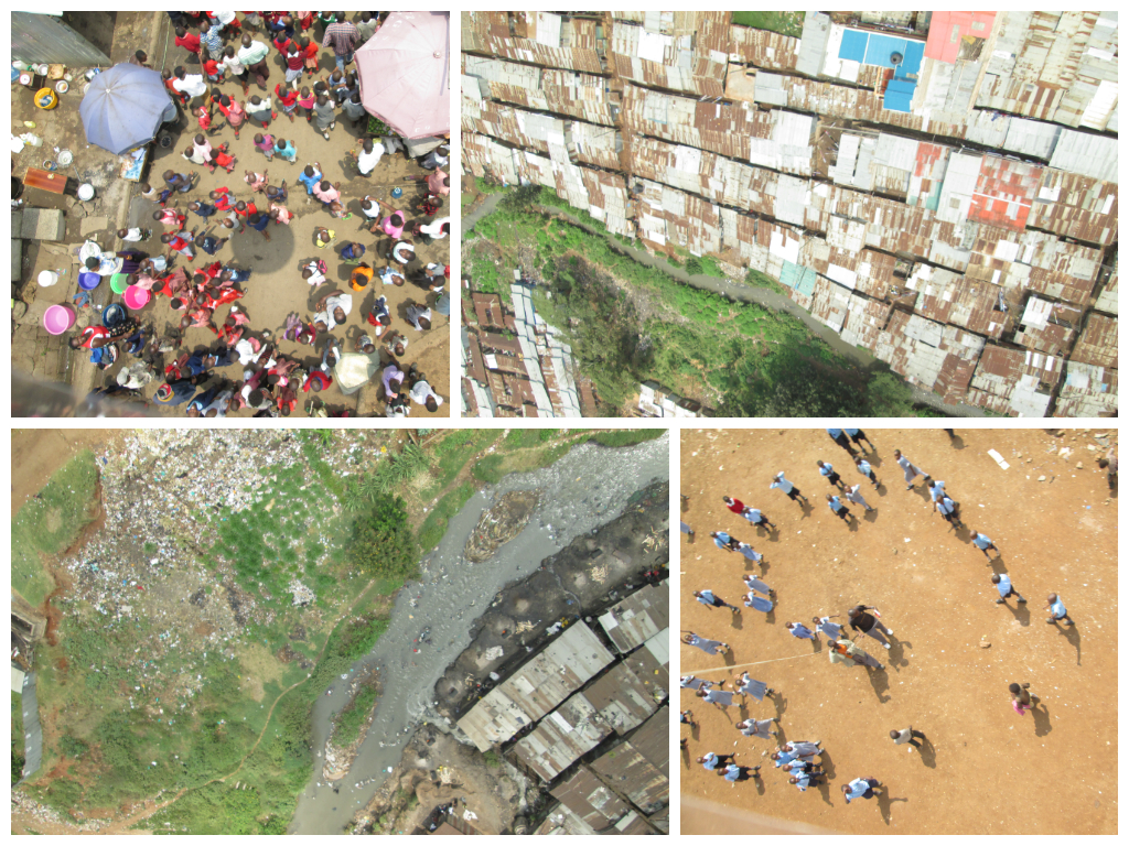Some of the overhead images produced by the balloon mapping (Photos: Sohel Ahmed)