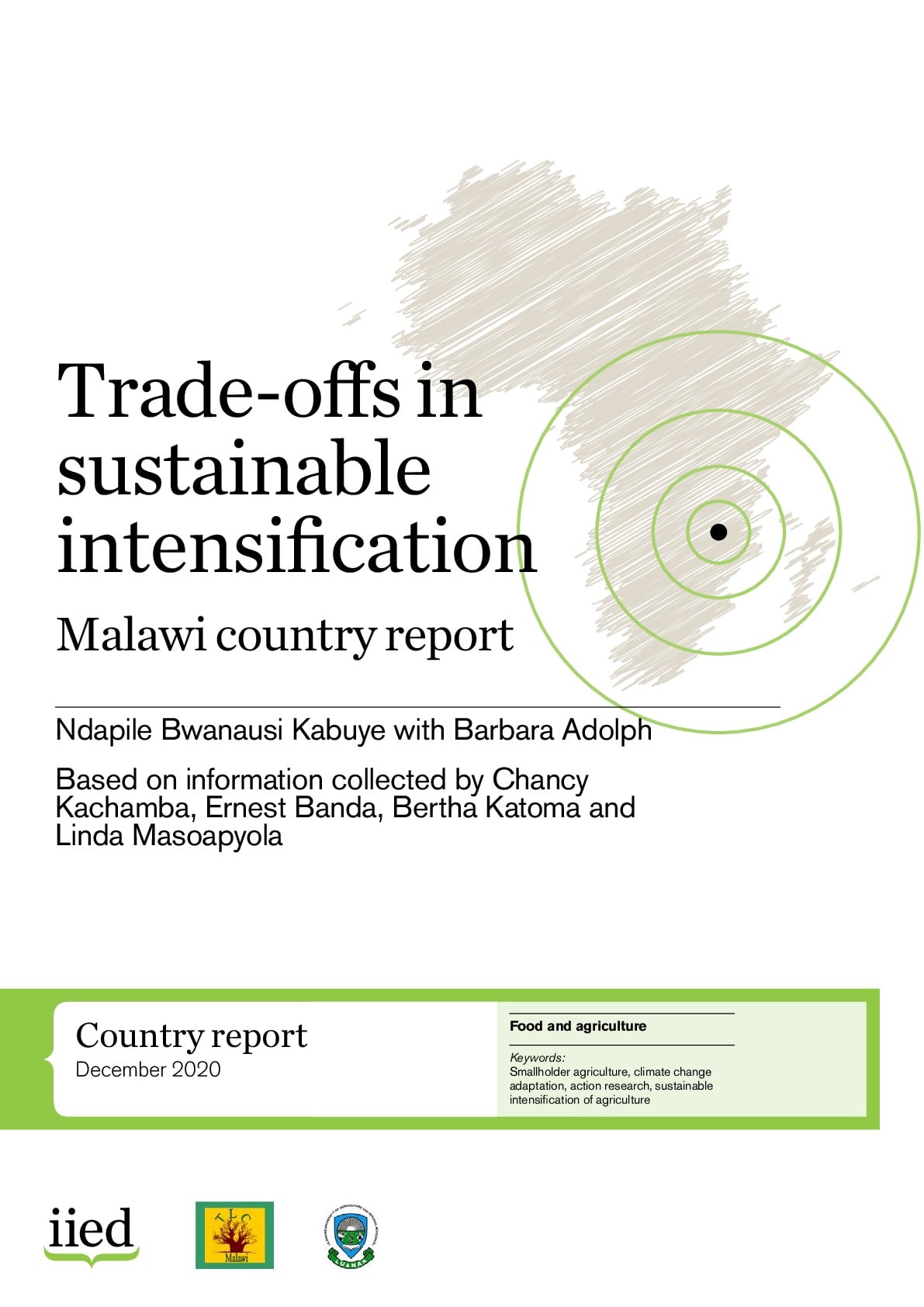 Trade-offs in sustainable intensification: Malawi country report