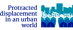 Protracted displacement in an urban world logo