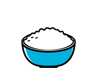 Utilisation icon: bowl of rice or porridge
