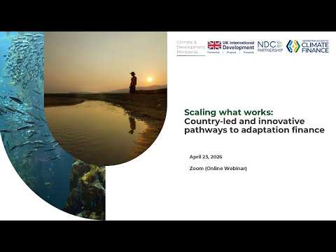 Scaling adaptation finance: what works in LDCs and SIDS | International ...