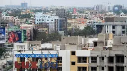 A city view of Kolkata