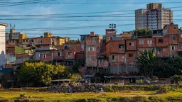 Favela, an urban slum located within or on the outskirts of São Paulo.