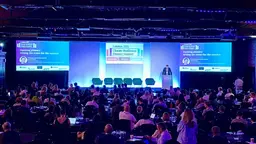IIED executive director Tom Mitchell speaking during the opening plenary session of the London Climate Resilience Finance Summit 2026