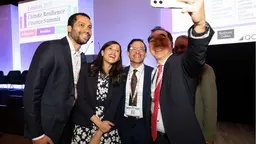 Participants taking a selfie in-between sessions.