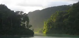Peñas Blancas Reservoir in Costa Rica.