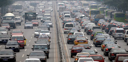 Traffic jam in China. Photo: Simon Lim 