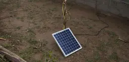 A village in North Sri Lanka benefits from energy provided by a solar panel (Photo: Department of Foreign Affairs and Trade, via Creative Commons http://creativecommons.org/licenses/by/2.0/)