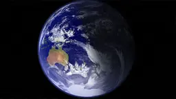 Blue, rather than green, is the dominant colour of planet earth (Photo: Google licence)