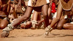 San peoples from the Kalahari have lived in harmony with nature, but their contribution to the conservation and sustainable uses of biodiversity lacks appropriate recognition, particularly in Botswana and South Africa (Photo: Harry Jonas)