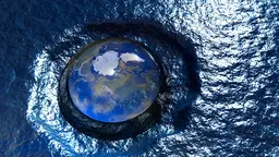 (Rising sea levels can be illustrated in a number of artistic ways (Photo: Andrea Della Adriano via Creative Commons)