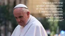 Pope Francis is providing global leadership in the battle to take action on climate change (Photo: Raffaele Esposito, Creative Commons, via Flickr)