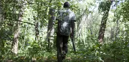 Aurelio Fuastino lives near a primary forest in Mozambique. He sees the forest as an important source of many products including medicinal plants. He and other villages have no control over loggers who have been given licenses in the forest (Photo: Mike Goldwater/IIED)