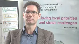 In a video interview, IIED chief economist Paul Steele argues that the universal nature of the goals show that 'development' extends beyond aid (Image: IIED)