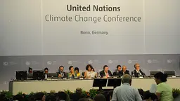 The opening session  of the Ad Hoc Working Group on the Durban Platform for Enhanced Action (ADP) begins in Bonn, Germany, on 31 August, 2015 (Photo: UNclimatechange, Creative Commons, via Flickr)