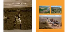 The cover and an extract from the book 'Valuing variability – new perspectives on climate resilient drylands development'' (Image: IIED)