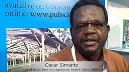 Oscar Simanto, one of the founders of the African Forest Enterprises Connect Network (AFECONET), connect forest and farm producers across Africa (Image: IIED)