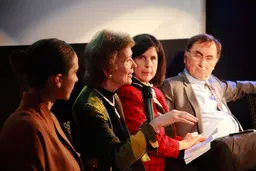 Mary Robinson addresses the Development and Climate Days, with (from left to right), Katharine Mach, IPCC; Claudia Martinez, CDKN; Janos Pasztor, UN (Photo: Climate Centre, Creative Commons via Flickr)