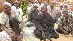 Participants in a focus group for smallholder farmers and land administrators in Mali (Photo: Emily Polack/IIED)
