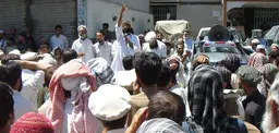 Villagers in Chitral protest about unreliable electricity supplies (Photo: Ground Report, Creative Commons via Flickr)