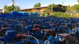 Hundreds of power-tillers from China lie unused in Ethiopia. They can be used to plow, power a water-pump, and generate electricity, but low sales were thought to be caused by a lack of technical information, showing how China's role in African agriculture must be researched (Photo: IFPRI-IMAGES, Creative Commons, via Flickr)