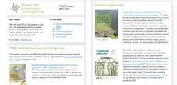 Tom Pye helped redesign the Poverty and Conservation Learning Group (PCLG) newsletter, a monthly bulletin for people working on biodiversity conservation and poverty alleviation (Image: PCLG)