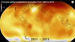 An image of the world showing global surface temperatures: April 2016 was the hottest April on record, the seventh month in a row to break temperature records. You can watch a video progression of changing global temperatures below (Image: NASA) 
