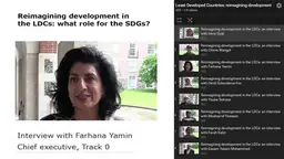 Eight development experts, including Oxfam GB's Irene Guijt, were interviewed about reimagining development for the Least Developed Countries (Image: IIED)