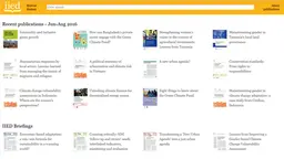 IIED's improved Publications Library allows better access to the institute's 6,700-plus publications from mobile phones and the global South (Image: IIED/Jon Knox)
