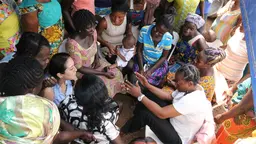 Women play a major role in the ASM sector in Ghana, as they do in all countries where ASM takes place. The dialogue meetings offered the chance to share ideas about improving working conditions and community wellbeing (Photo: Friends of the Nation)