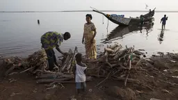 A woman buying firewood at Bamako, Mali. IIED has been working with the government of Mali to set up local climate funds to help communities be more resilient during floods and droughts (Photo: Mike Goldwater/IIED)