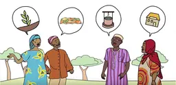 Screenshot from animation explaining how decentralised climate funds operate (Image: Near East Foundation)