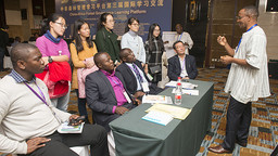 Participants at the third China-Africa Forest Governance Learning Platform meeting in Beijing (Photo: Simon Lim/IIED)