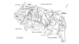 This map of the covered and open drains in Jamshed Town, Karachi  illustrates how communities have led on installing sewers and drains (Image: Orangi Pilot Project–Research and Training Institute)