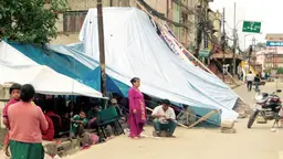 The April 2105 Nepal earthquake destroyed more than 500,000 buildings in Kathmandu. There was a huge international aid effort, but reconstruction has been slow (Photo: SIM Central and South East Asia, Creative Commons via Flickr)