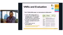 More than 70 people joined the webinar about evaluation and voluntary national reviews. You can watch a recording of the webinar at the bottom of this page (Image: IIED)