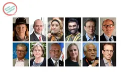 The faces of some of the experts who contributed their thoughts about a green economy (Image: GEC)
