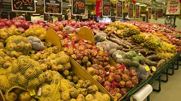 A huge selection of photos are displayed in a Peru supermarket (Photo: Teresa Stanton, Creative Commons, via Flickr)