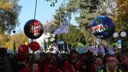 Prior to the start of COP23, the biggest ever climate march in Germany's history made its way through Bonn (Photo: Matt Wright/IIED)
