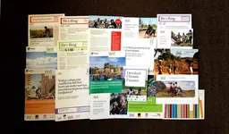 Some of the publications published by IIED during 2017 (Image: Annette McGill/IIED)