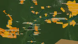 Screengrab of a map of indigenous peoples’ territories in the Peruvian Amazon (Image: IBC Peru)