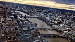 An aerial view of London. Southwark, on the left, is surprisingly undense (Photo: David, Bergin, Emmett and Elliott, Creative Commons, via Flickr)