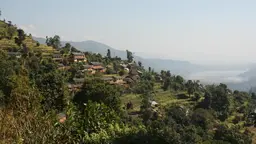 View of Harpan village of Panchase – the upstream of Phewa Lake (Photo: Amit Poudyal/IUCN)