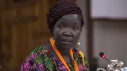 Immaculate Yossa is regional advocacy officer for Eastern Africa at Hivos. She discussed key messages from multi-stakeholder action at the Uganda Food Lab (Photo: Food and Agriculture Organisation, Creative Commons, via Flickr)