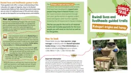 Front cover of a flyer