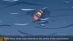 An image from the animation focusing why small-scale fisheries matter