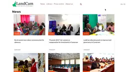 The new landcam website